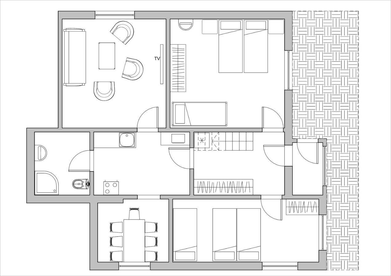 Apartmán U Kačáku Vrchlabí Exterior foto